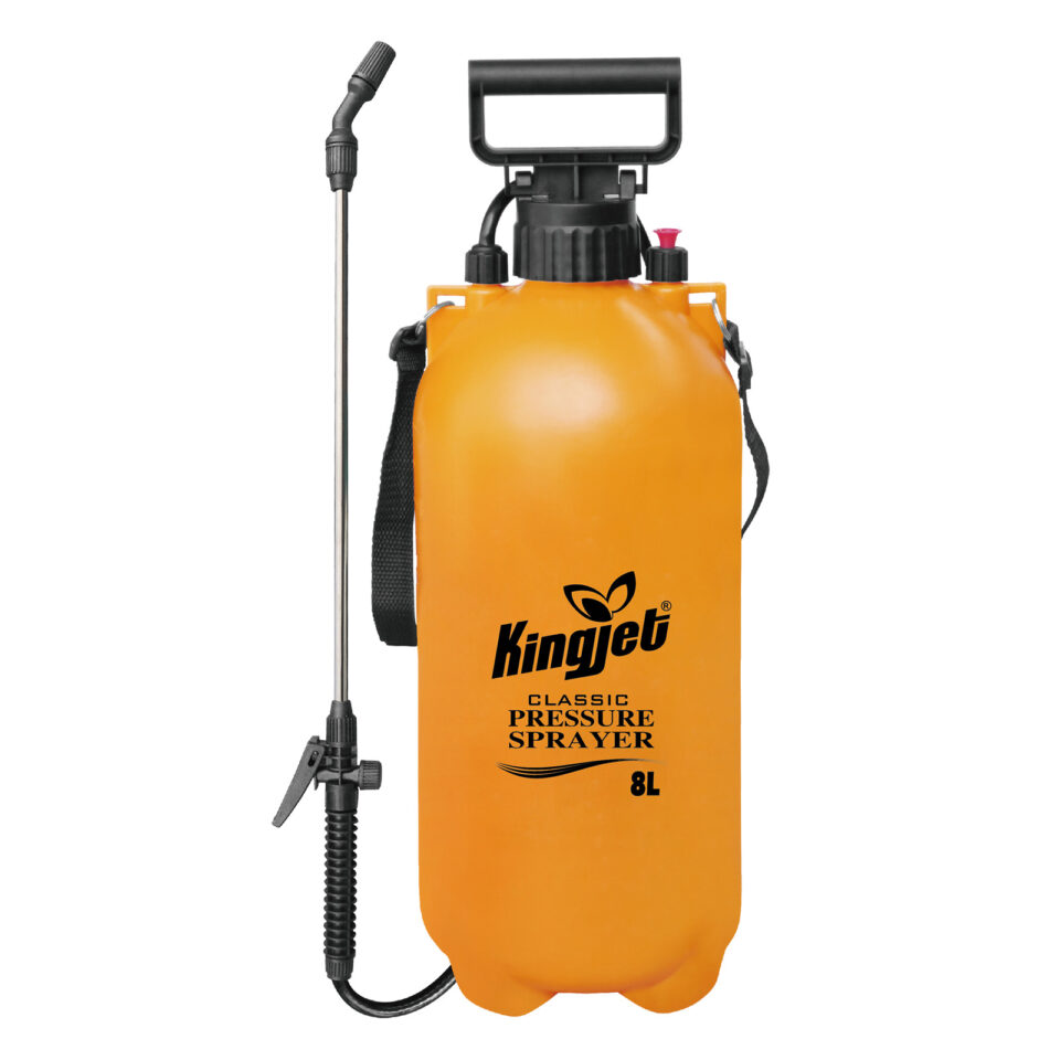 Kingjet Hand-Drucksprühgerät Gartenspritze Drucksprüher   | 8 l