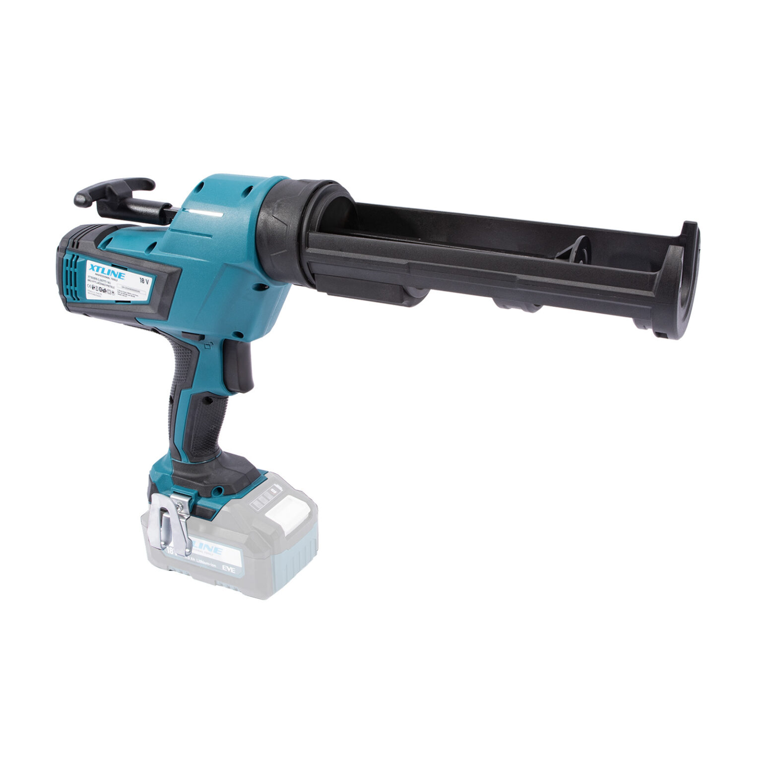 XTLINE Akku-Kartuschenpresse | Kartuschenpistole 310 ml, 18 V 2 XTLINE Akku-Kartuschenpresse | Kartuschenpistole 310 ml, 18 V – Bild 2
