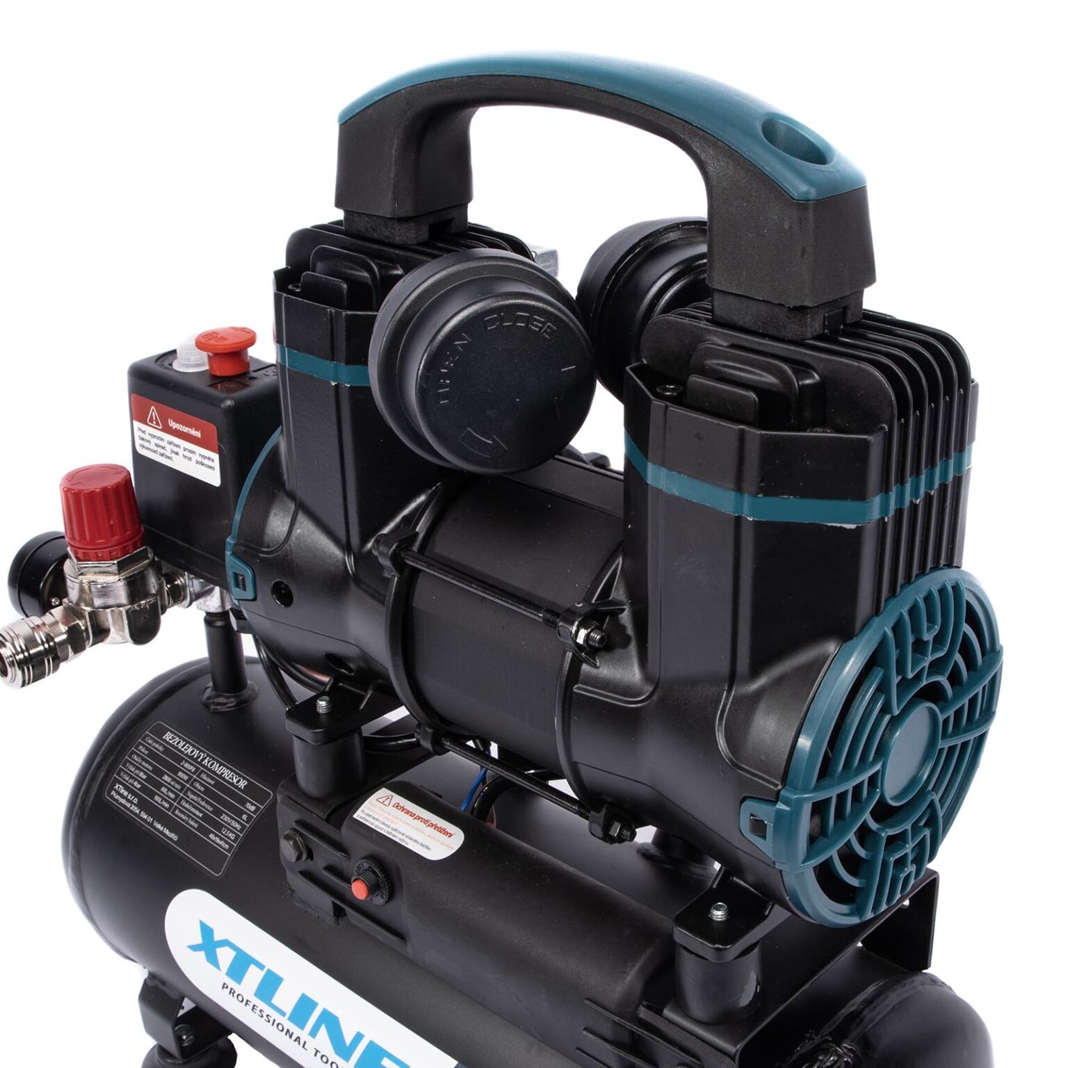 XTLINE Ölfreier Kompressor 900 W | Kesselvolumen 6 L | Flüsterkompressor 3 XTLINE Ölfreier Kompressor 900 W | Kesselvolumen 6 L | Flüsterkompressor – Bild 3