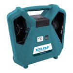 XTLINE kompakter ölfreier Kompressor 1100 W + 8-teiliger Zubehörset
