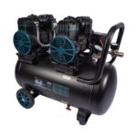 XTLINE Ölfreier Kompressor 2x1450 W | Kesselvolumen 50 L | Flüsterkompressor – Bild 2