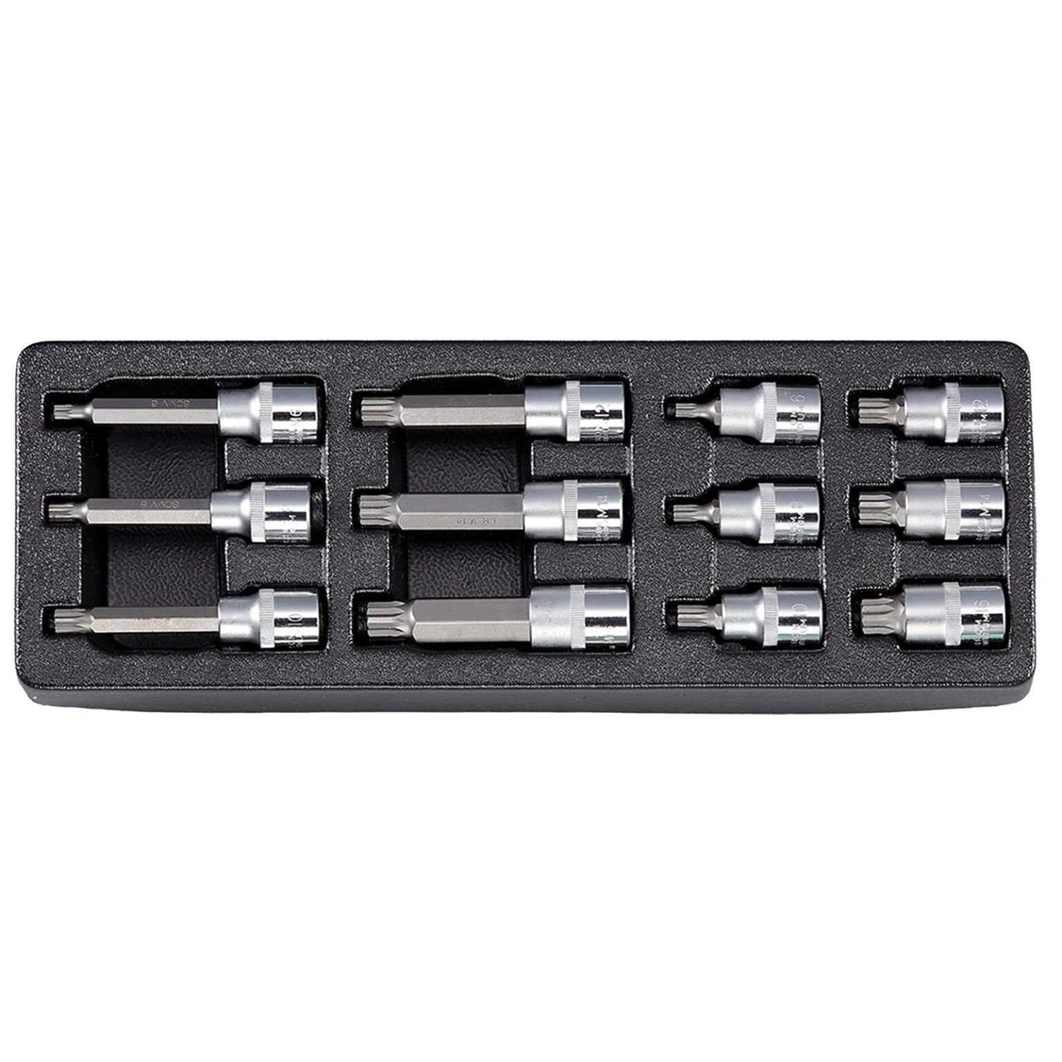 HONITON Steckschlüsselsatz XZN Vielzahn 1/2", 12-teilig | Kunststoffeinlage A 1 HONITON Steckschlüsselsatz XZN Vielzahn 1/2", 12-teilig | Kunststoffeinlage A