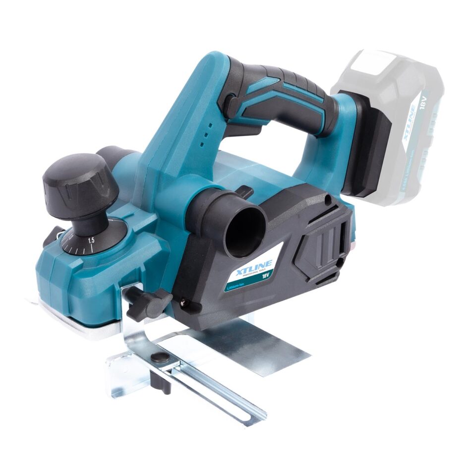 XTLINE Akku-Hobel 18 V + Batterie 5.0 Ah + Ladegerät 3.5 A + Koffer – Bild 2