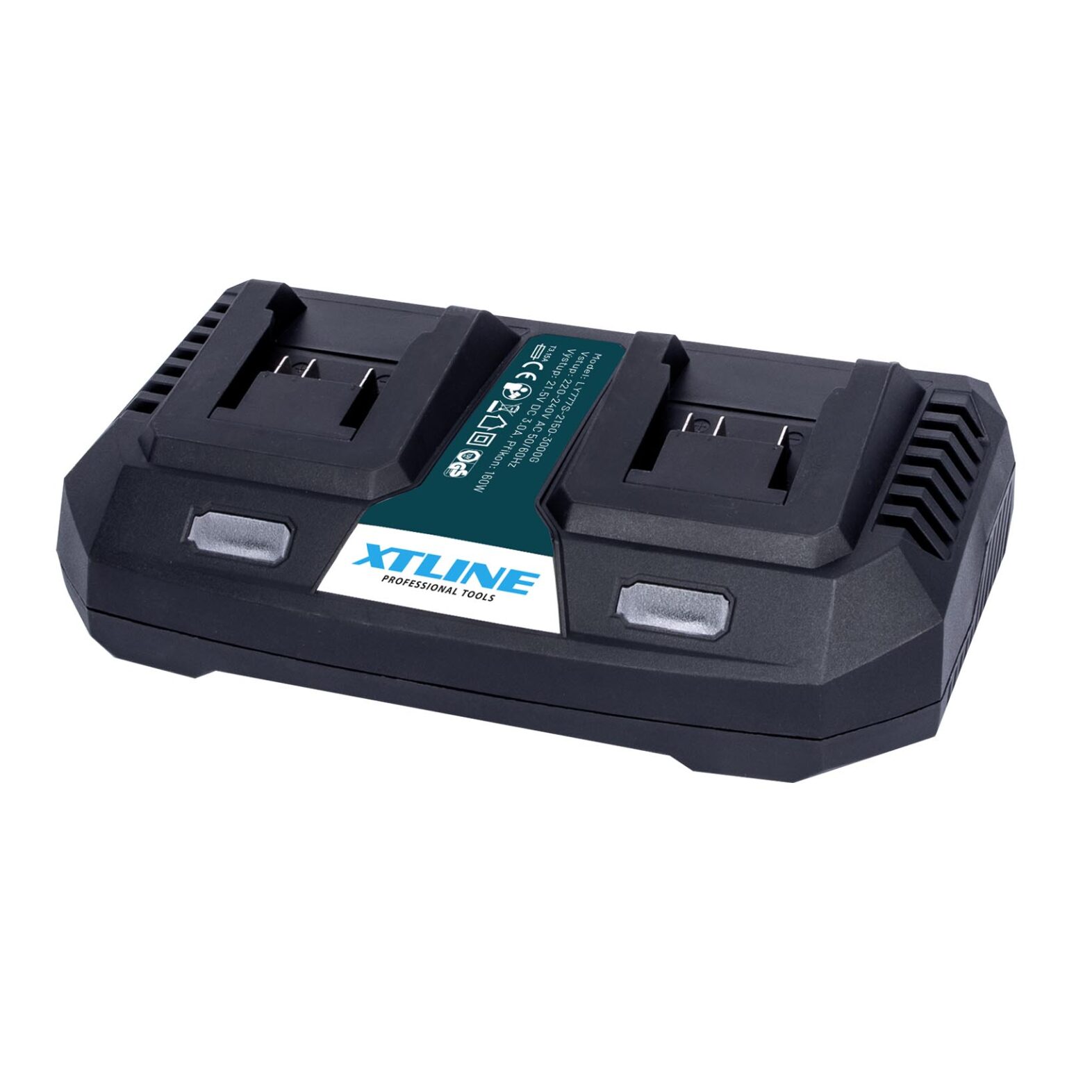 XTLINE Li-Ion Akku Dual-Ladegerät 2x18 V | 3.0 A 1 XTLINE Li-Ion Akku Dual-Ladegerät 2x18 V | 3.0 A