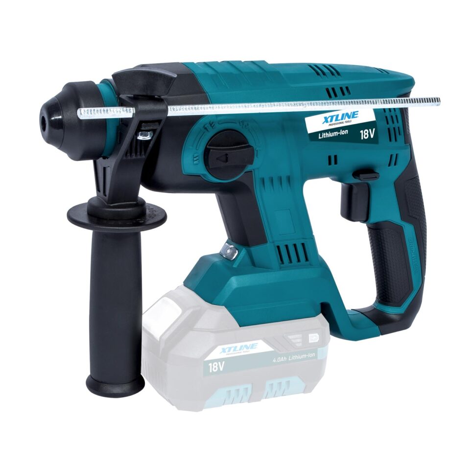 XTLINE Akku-Kombihammer SDS Plus, bürstenlos, 18 V