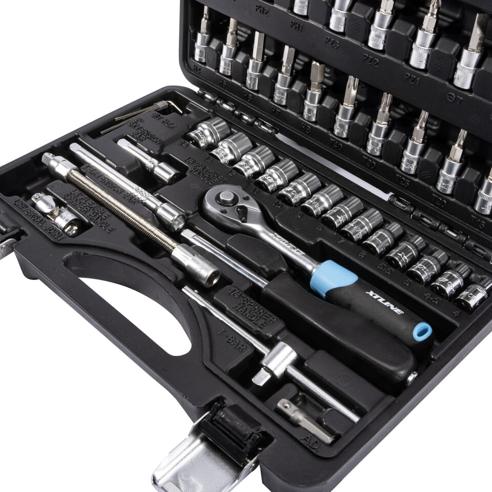 XTLINE Steckschlüsselsatz 1/4", 46-teilig – Bild 3