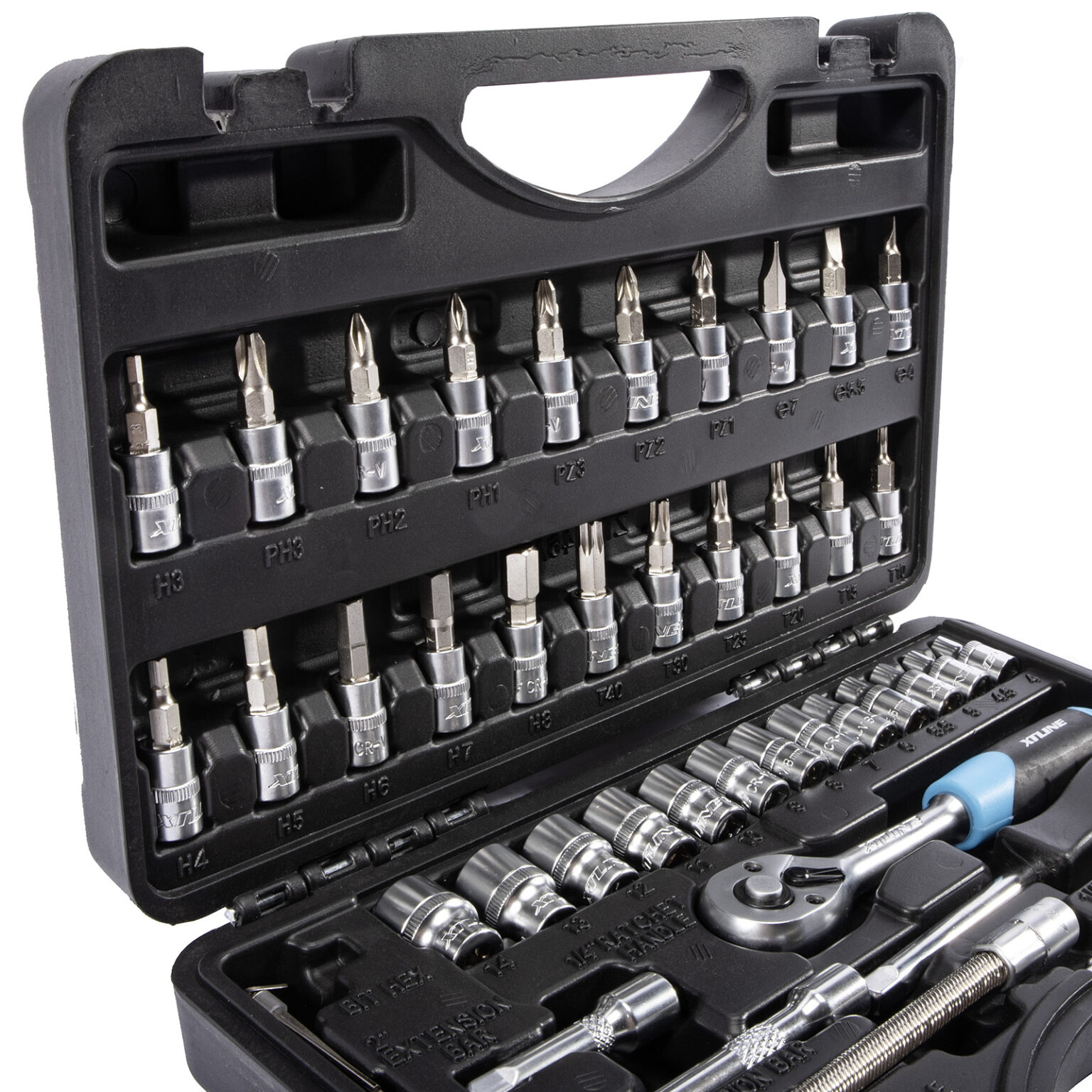XTLINE Steckschlüsselsatz 1/4", 46-teilig 5 XTLINE Steckschlüsselsatz 1/4", 46-teilig – Bild 5