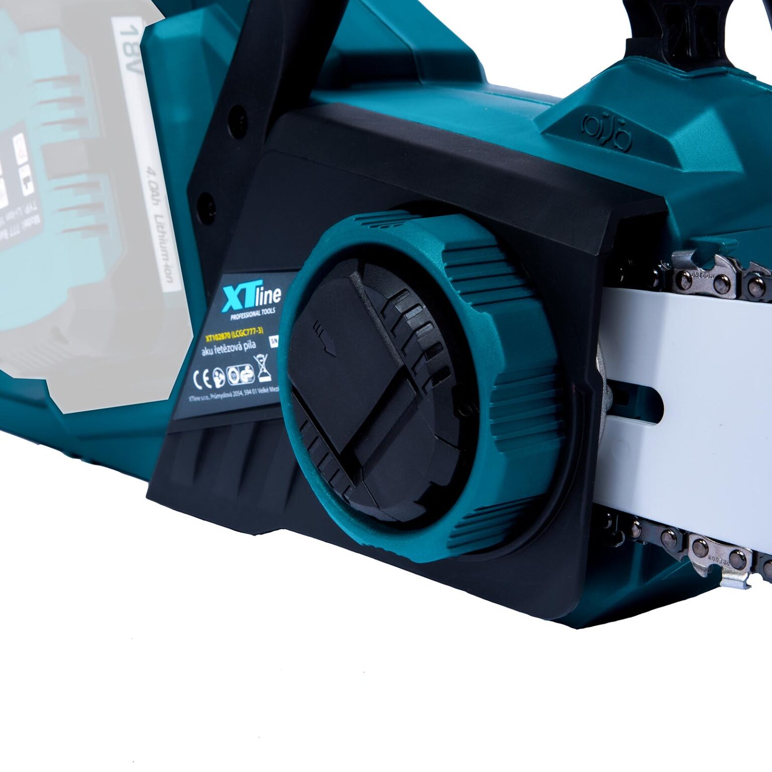 XTLINE Akku-Kettensäge, bürstenlos, 36 V, mit 2 Batterien 4.0 Ah und Ladegerät 3.0 A 7 XTLINE Akku-Kettensäge, bürstenlos, 36 V, mit 2 Batterien 4.0 Ah und Ladegerät 3.0 A – Bild 7