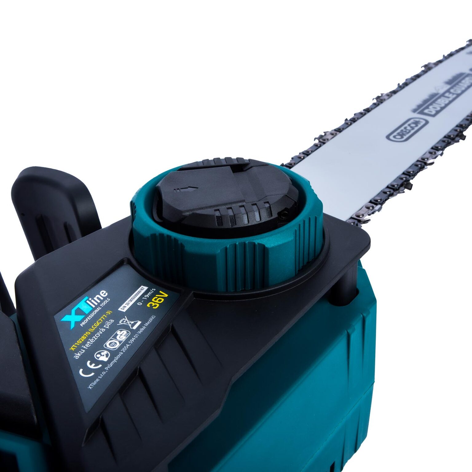 XTLINE Akku-Kettensäge, bürstenlos, 36 V, mit 2 Batterien 4.0 Ah und Ladegerät 3.0 A 5 XTLINE Akku-Kettensäge, bürstenlos, 36 V, mit 2 Batterien 4.0 Ah und Ladegerät 3.0 A – Bild 5