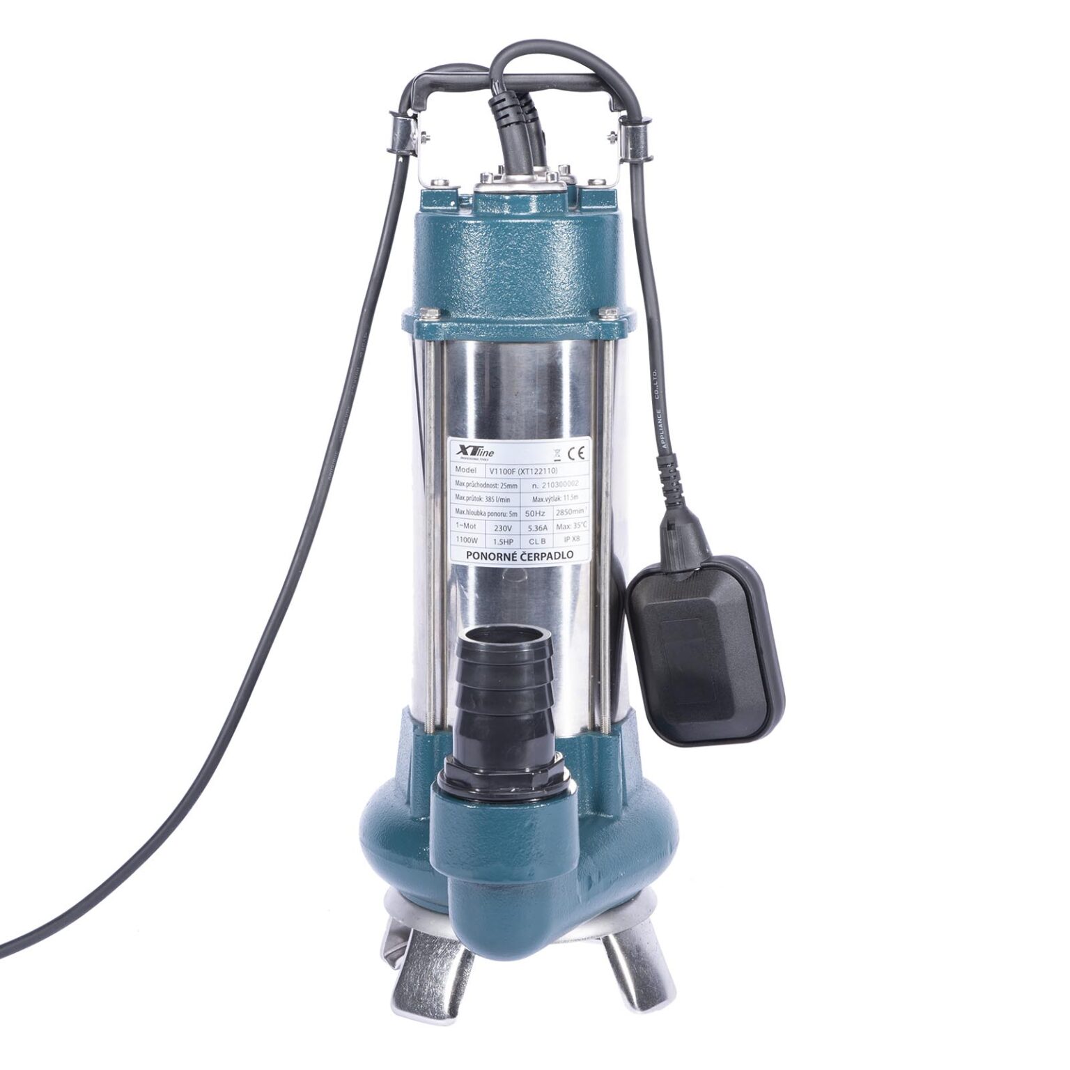 XTLINE Tauchpumpe für Abwasser XT122110 - 1100 W 3 XTLINE Tauchpumpe für Abwasser XT122110 - 1100 W – Bild 3