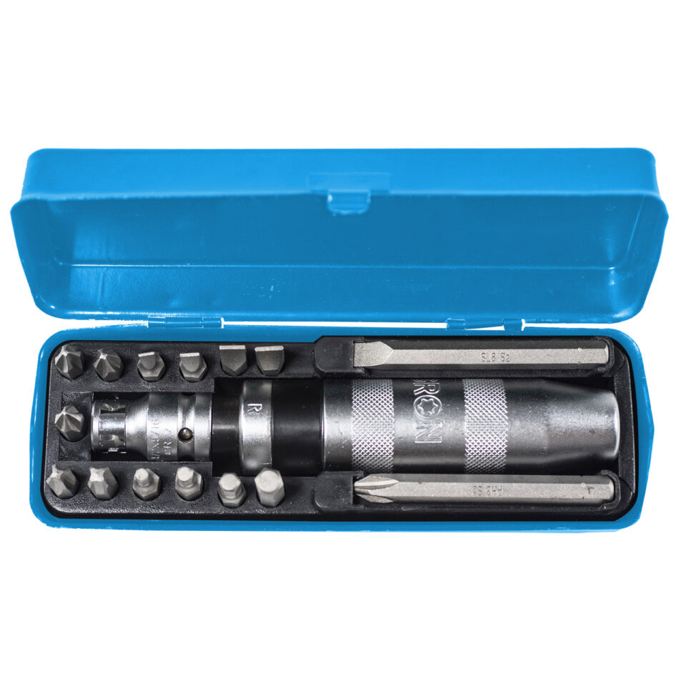 XTLINE Handschlagschrauber Metall + S2-Bits, 16-teilig – Bild 2