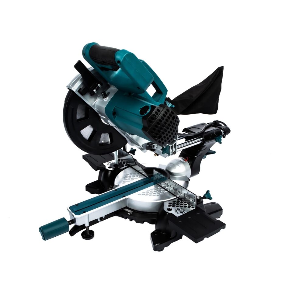 XTLINE Zug-Kapp-Gehrungssäge mit Laser, 1700 W, 210 mm – Bild 2