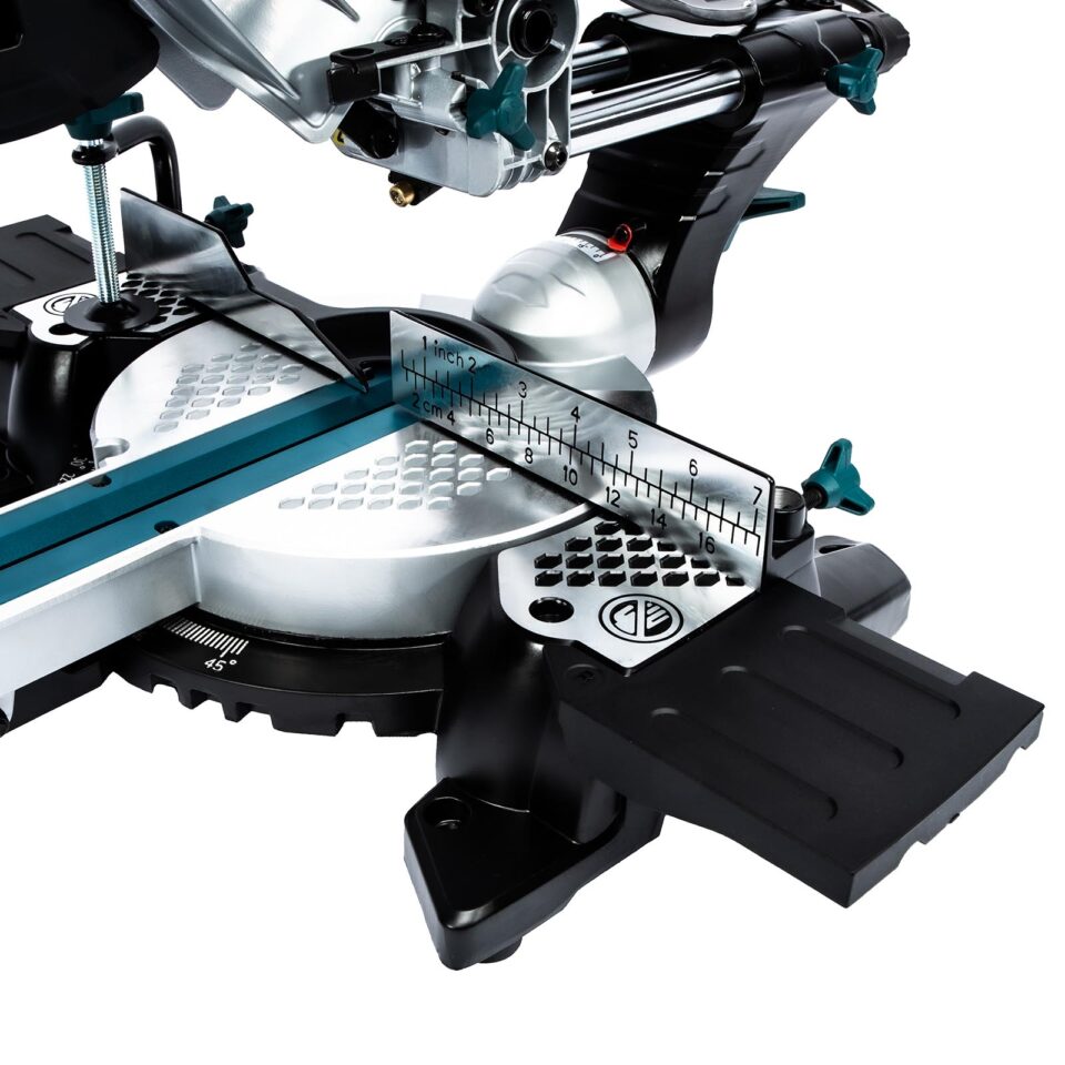 XTLINE Zug-Kapp-Gehrungssäge mit Laser, 1700 W, 210 mm – Bild 3