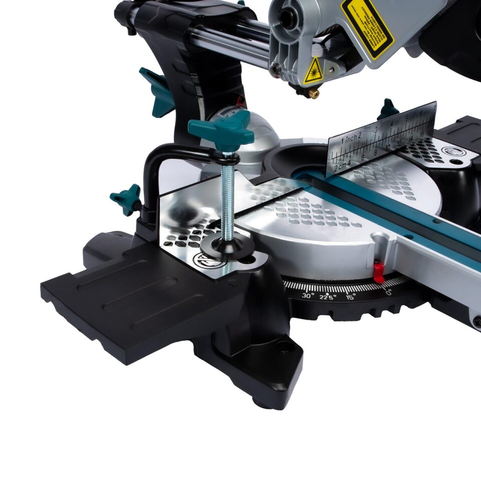 XTLINE Zug-Kapp-Gehrungssäge mit Laser, 1700 W, 210 mm – Bild 8
