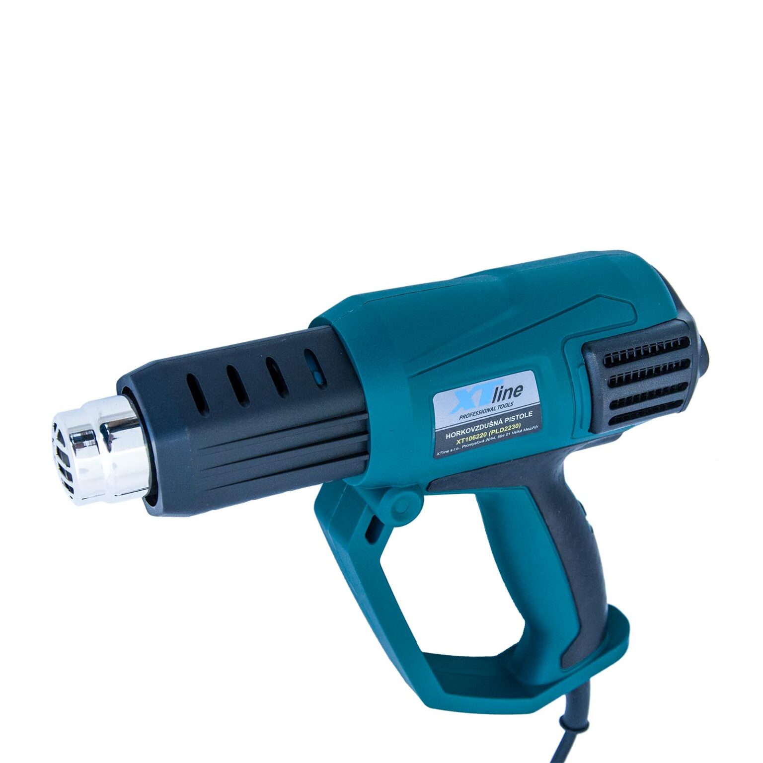 XTLINE Heißluftpistole mit Regulierung 2000 W + 5-teiliges Zubehörset 2 XTLINE Heißluftpistole mit Regulierung 2000 W + 5-teiliges Zubehörset – Bild 2