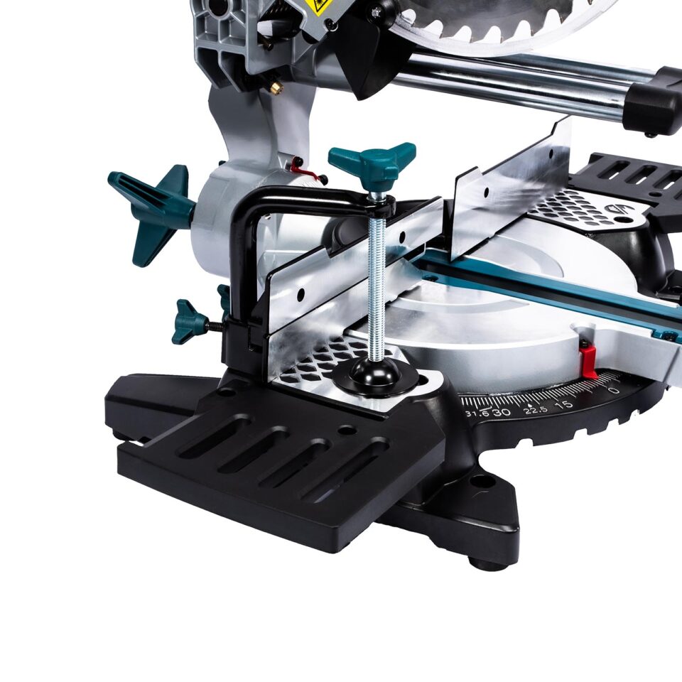 XTLINE Zug-Kapp-Gehrungssäge mit Laser, 2000 W, 255 mm – Bild 3