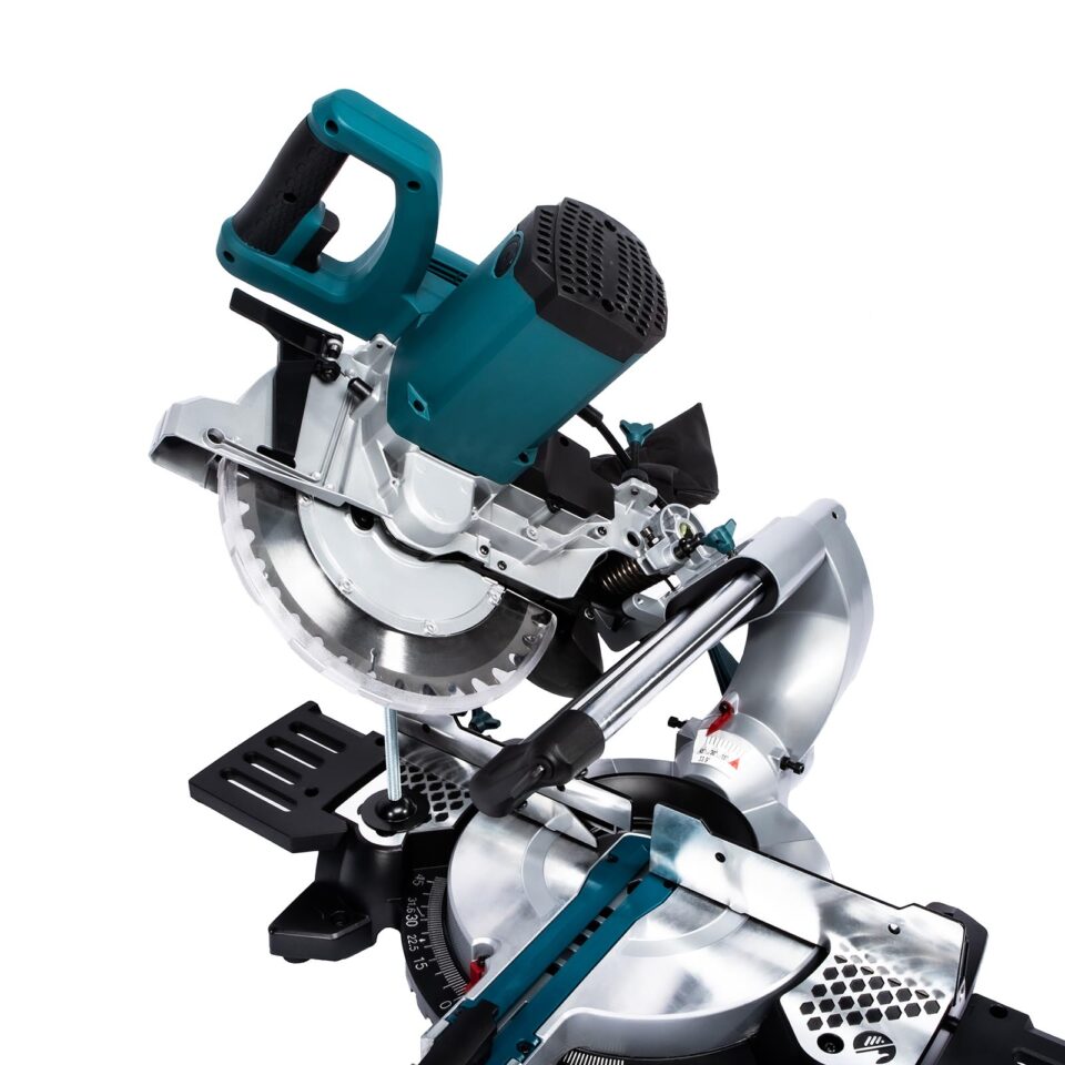 XTLINE Zug-Kapp-Gehrungssäge mit Laser, 2000 W, 255 mm – Bild 9