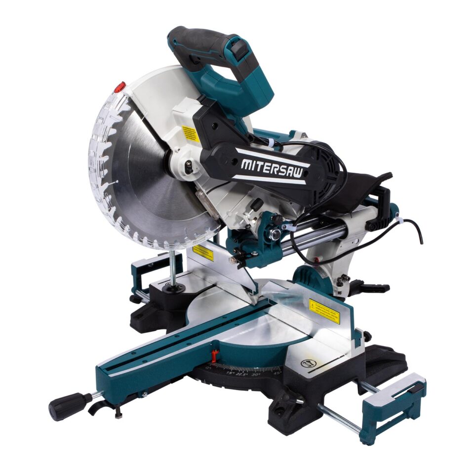 XTLINE Zug-Kapp-Gehrungssäge mit Laser, 2000 W, 305 mm – Bild 2