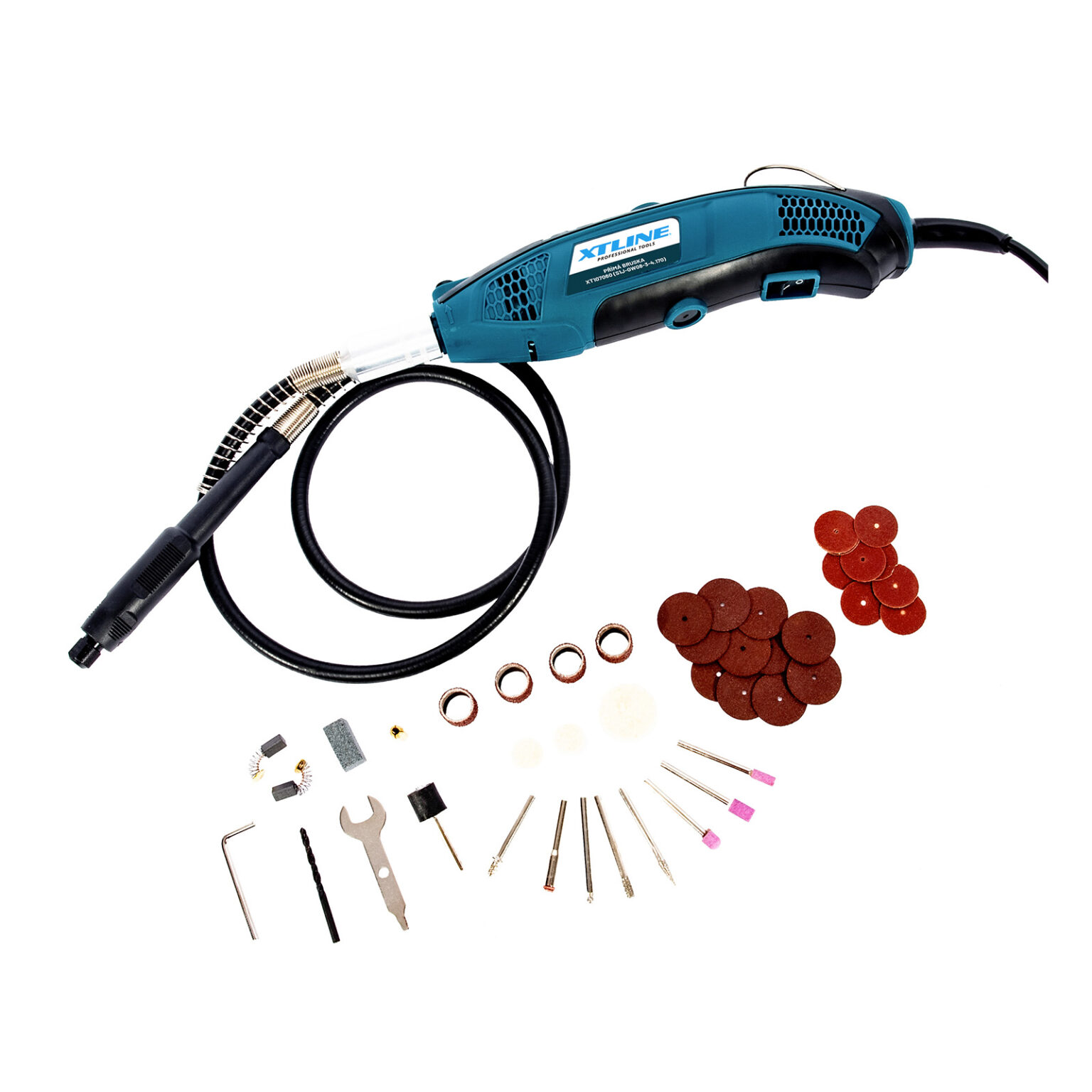 XTLINE Geradschleifer XT107060 170 W + 40-teiliges Zubehör-Set - Stabschleifer mit flexibler Welle 6 XTLINE Geradschleifer XT107060 170 W + 40-teiliges Zubehör-Set - Stabschleifer mit flexibler Welle – Bild 6