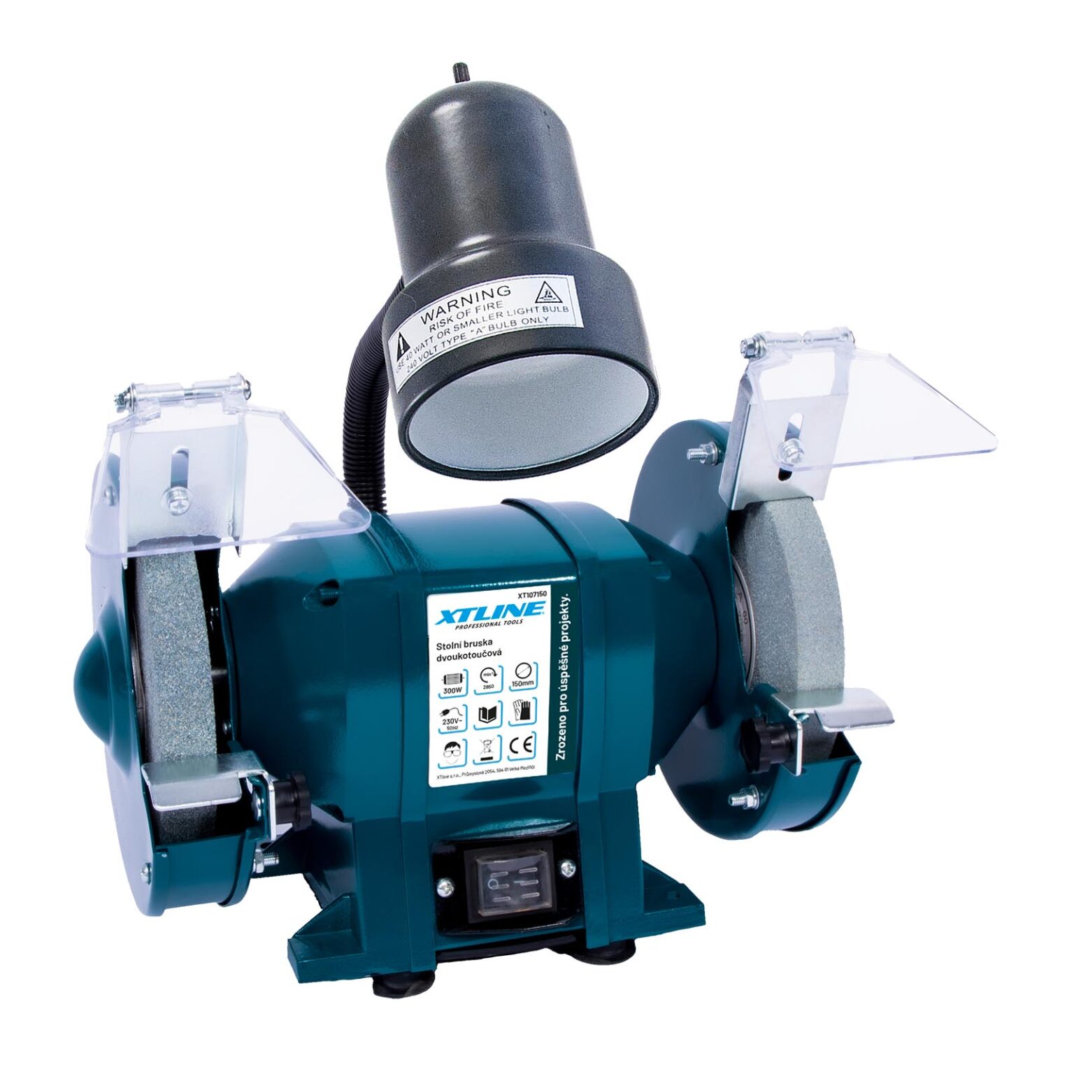XTLINE Doppelschleifmaschine 300 W, 150 mm mit Licht 1 XTLINE Doppelschleifmaschine 300 W, 150 mm mit Licht