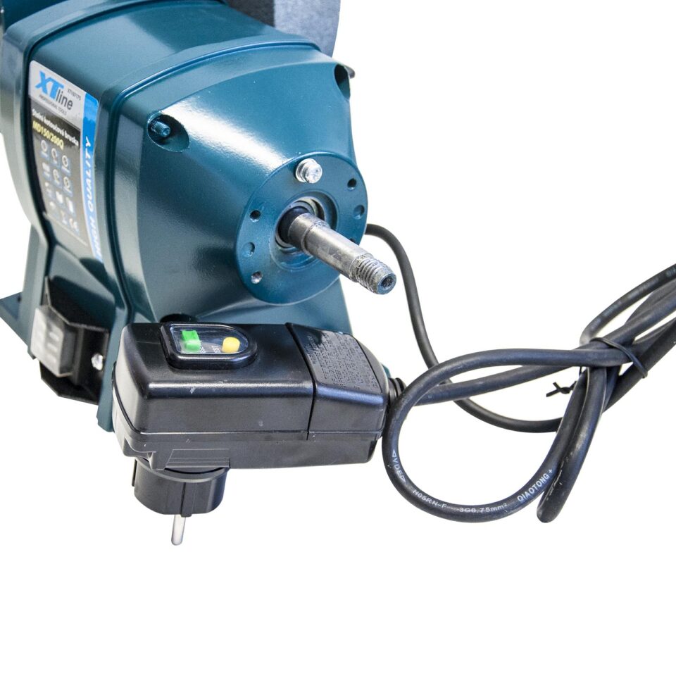 XTLINE Tisch-Doppelschleifmaschine / Doppelschleifer mit Langsamläufer, 250 W, 150 / 200 mm – Bild 4