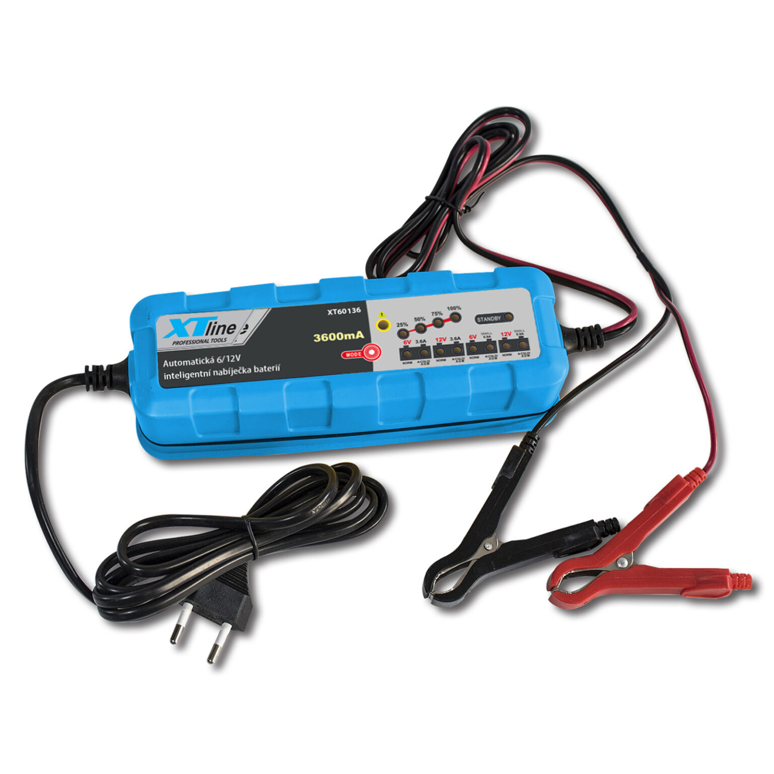 XTLINE Autobatterieladegerät Kfz Batterieladegerät | 6 V / 12 V 1 XTLINE Autobatterieladegerät Kfz Batterieladegerät | 6 V / 12 V