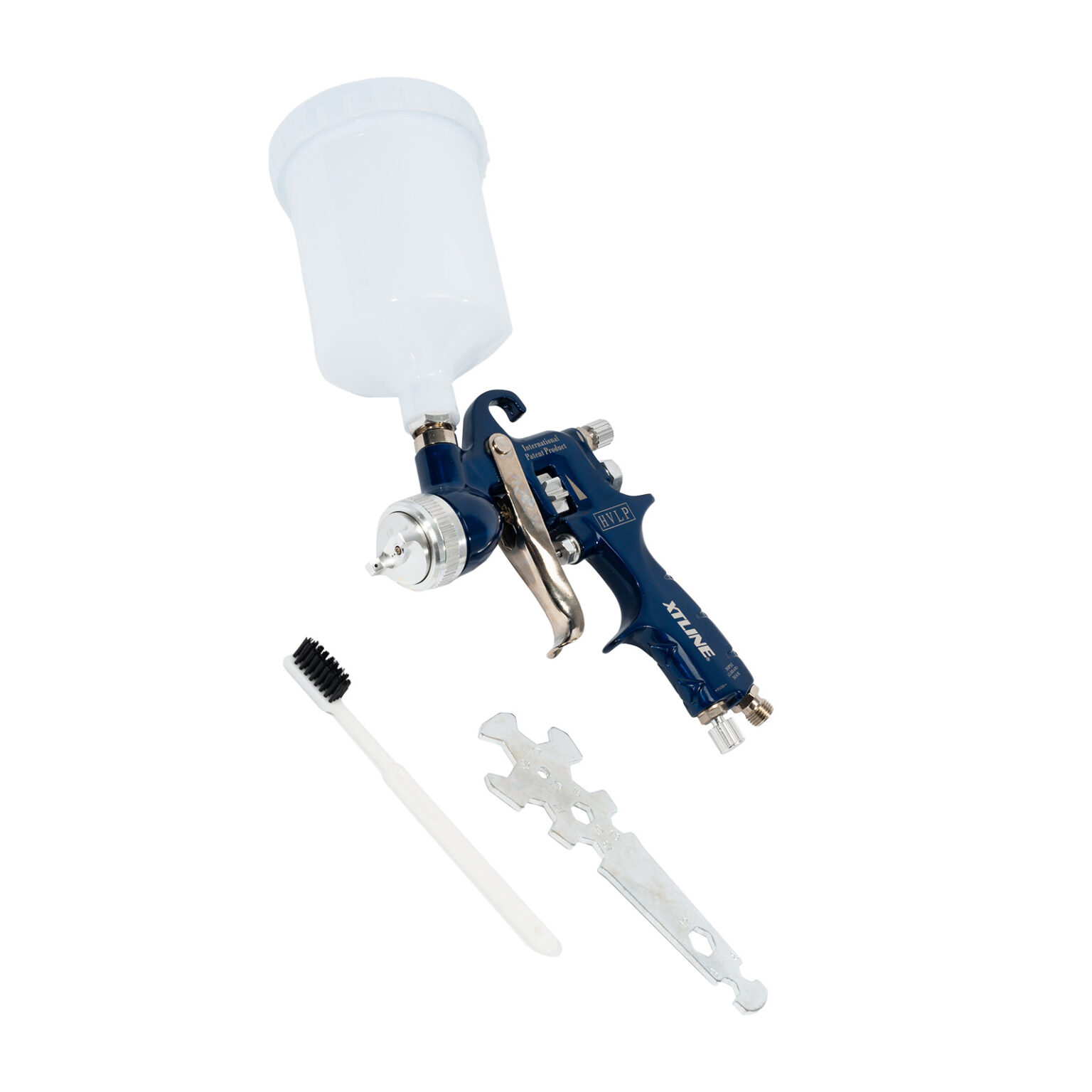 XTLINE Lackierpistole mit Oberbecher | 0,6 l, Düsenöffnung 1,5 mm 2 XTLINE Lackierpistole mit Oberbecher | 0,6 l, Düsenöffnung 1,5 mm – Bild 2
