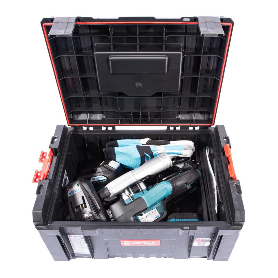 XTLINE Akku-Kreissäge, bürstenlos, 18 V, 165 mm, mit 2 Batterien 5.0 Ah, 3.5 A Ladegerät und Koffer – Bild 3