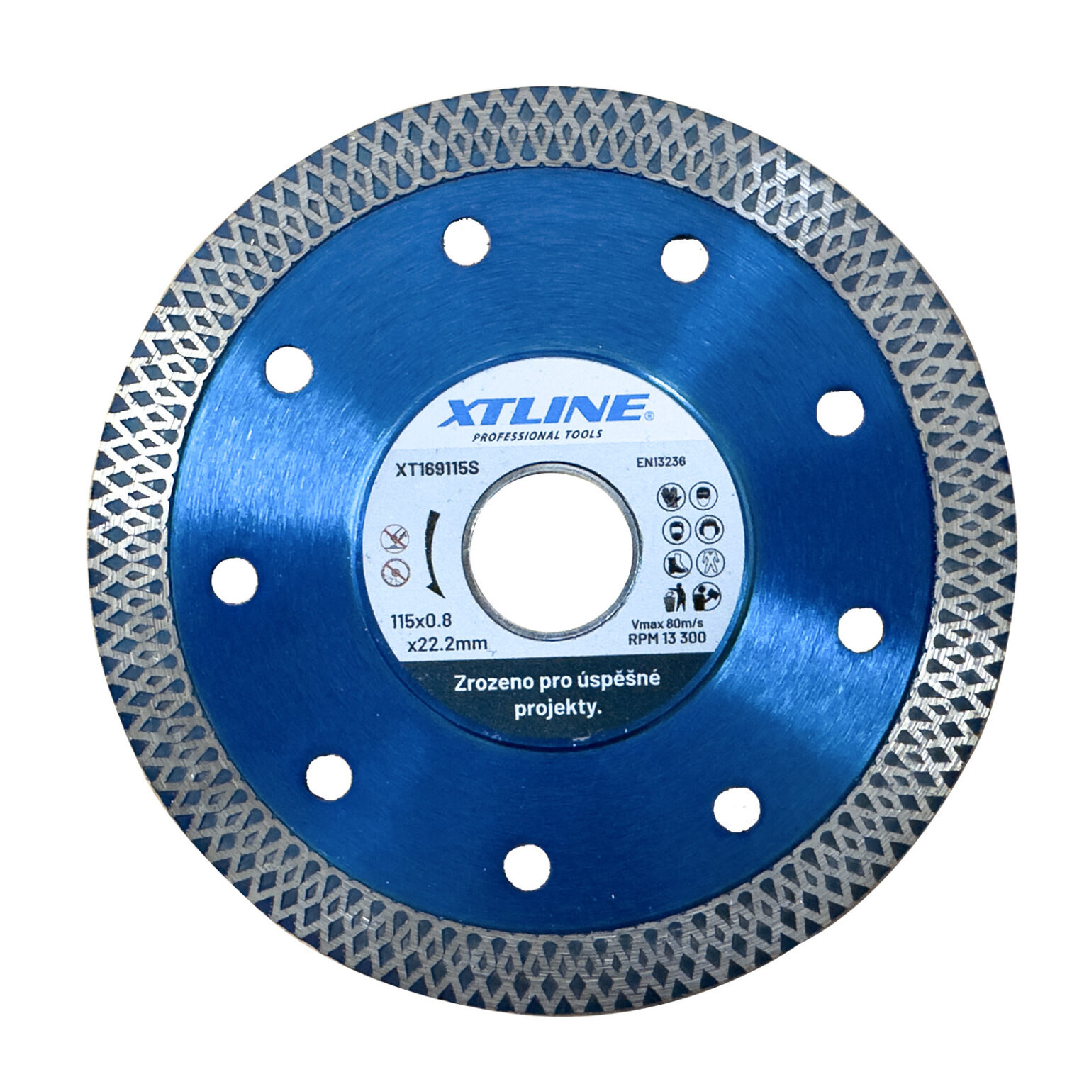 XTLINE 4-teiliges Diamanttrennscheiben-Set 115 mm | Nass- und Trockenschnitt 2 XTLINE 4-teiliges Diamanttrennscheiben-Set 115 mm | Nass- und Trockenschnitt – Bild 2