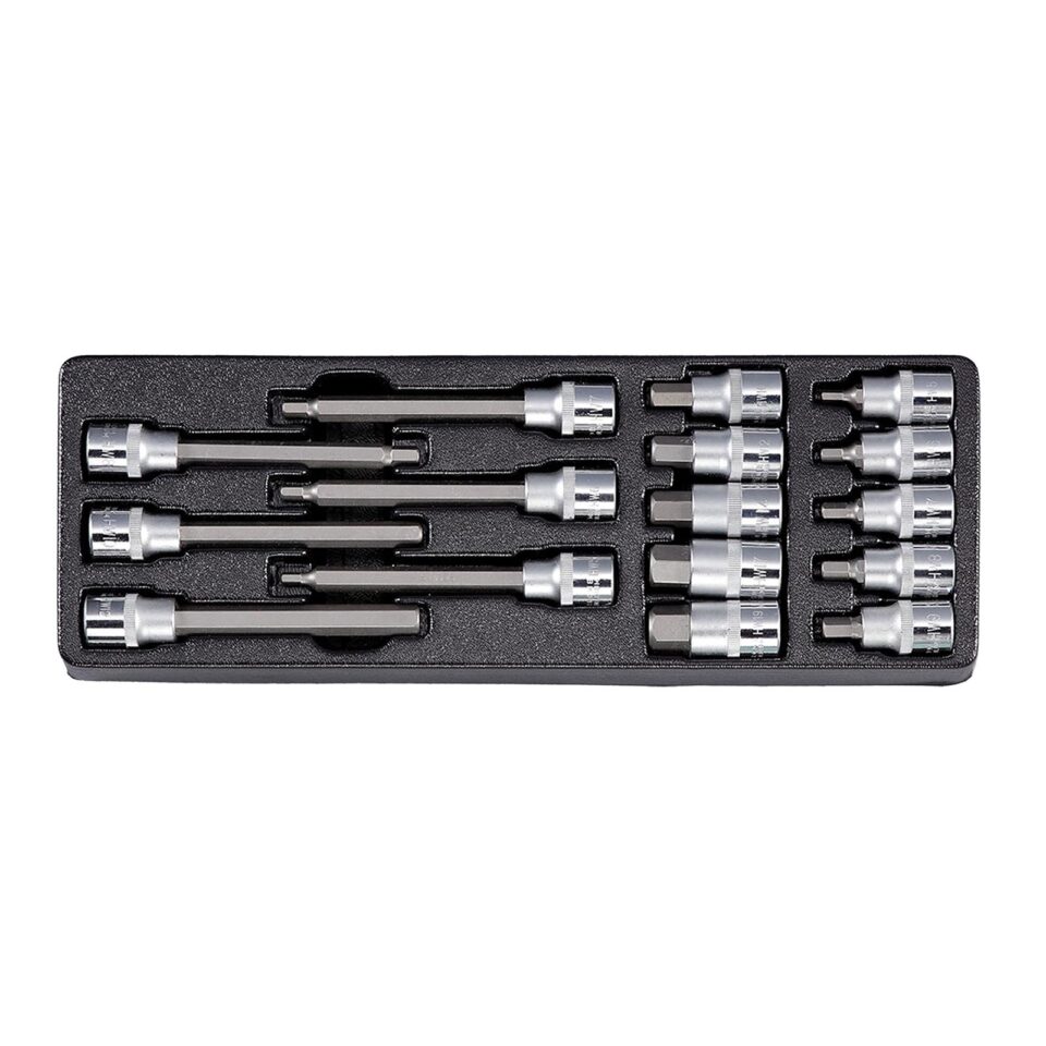 HONITON Werkzeugwagen, Metall, Modell HA104, mit 215-teiliger Ausrüstung, 677x459x1000 mm – Bild 11