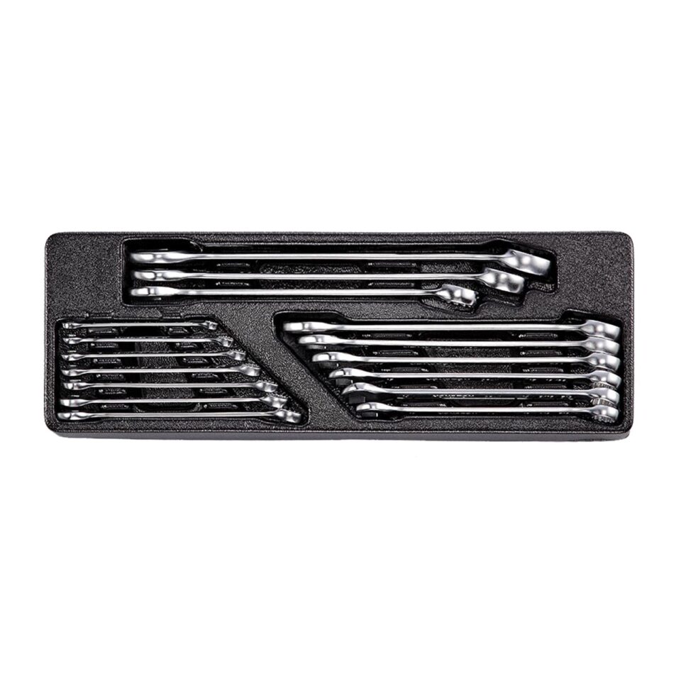 HONITON Werkzeugwagen, Metall, Modell HA104, mit 215-teiliger Ausrüstung, 677x459x1000 mm – Bild 5