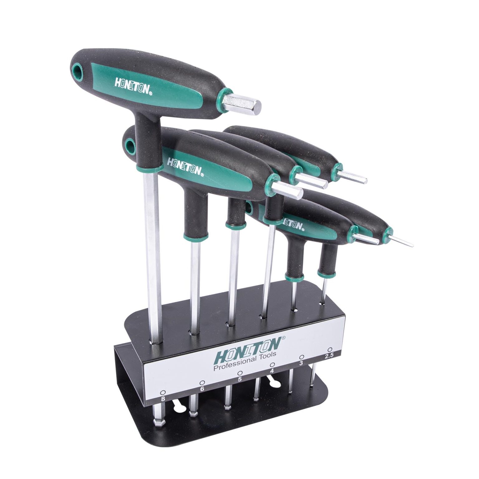 HONITON T-Schraubendreher-Set Innensechskant mit Kugelkopf 6-teilig | 2,5-8 mm 1 HONITON T-Schraubendreher-Set Innensechskant mit Kugelkopf 6-teilig | 2,5-8 mm