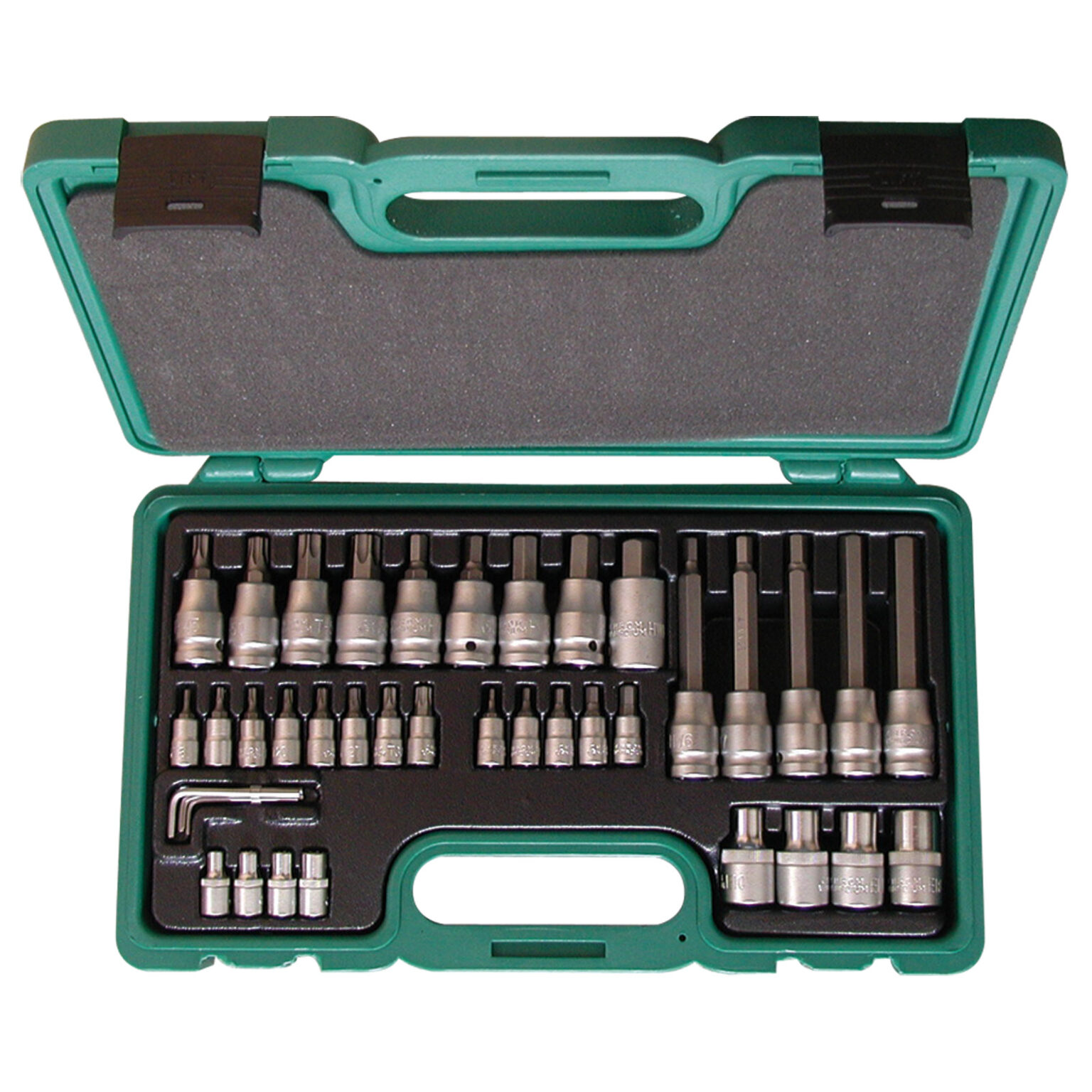 HONITON Torx / Innensechskant Steckschlüssel-Set, 1/4" -1/2", 39-teilig 1 HONITON Torx / Innensechskant Steckschlüssel-Set, 1/4" -1/2", 39-teilig