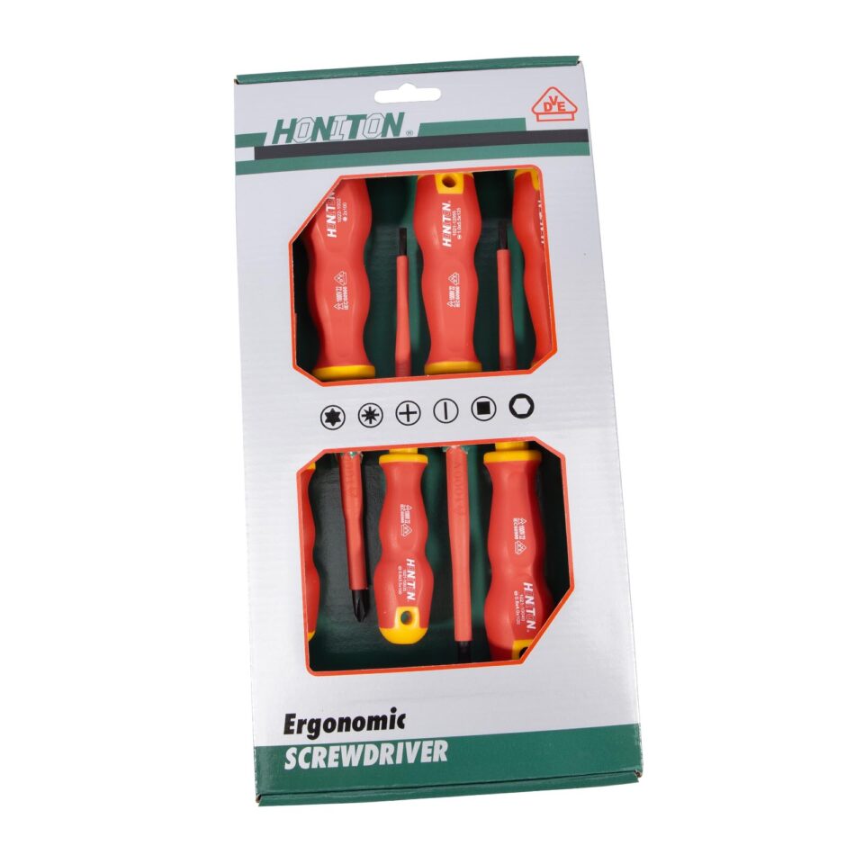 HONITON Schraubendreher-Set Elektriker PL, PH 1000V | 6-teilig | geprüft nach IEC 900 / VDE 0680/02 – Bild 2